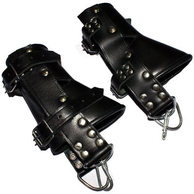 Heavy Duty Two Buckle Leather Ankle Suspension Straps