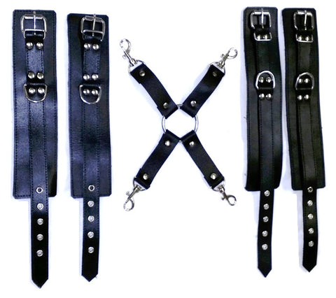 Leather 5 Piece Hog Tie Kit