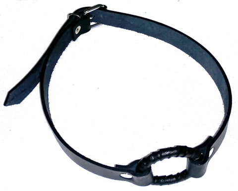 Leather Wrapped O-Ring Gag