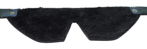 Genuine Leather Fleece-Lined Eye Mask / Blindfold