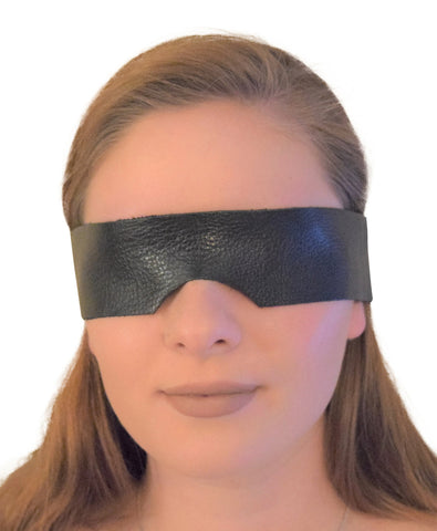 Genuine Calfskin Leather Eye Mask / Blindfold