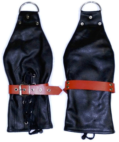 Leather Bondage Restraint Mitts