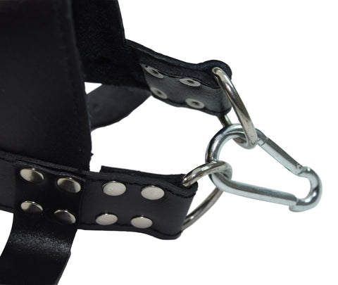 Heavy Duty Three Buckle Leather Ankle Suspension Straps