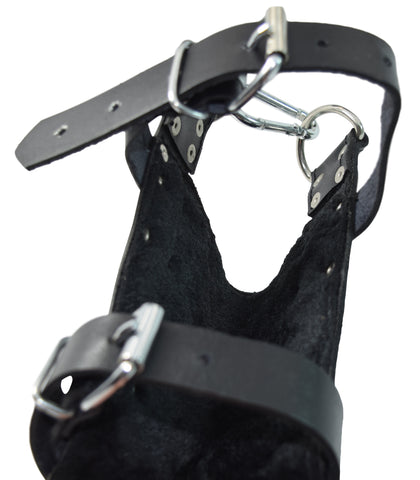 Heavy Duty Three Buckle Leather Ankle Suspension Straps